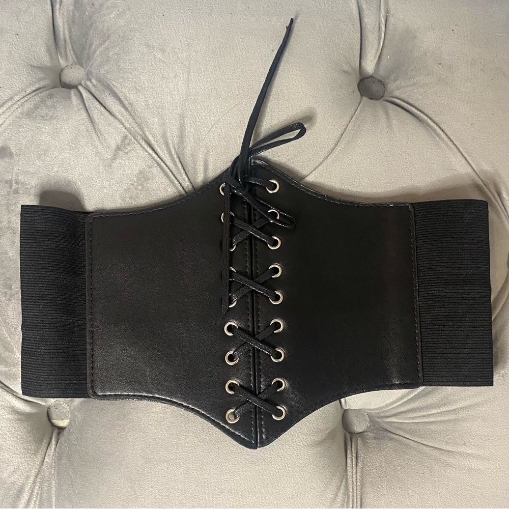 Black Corset Size OS Women Men Kids Unisex